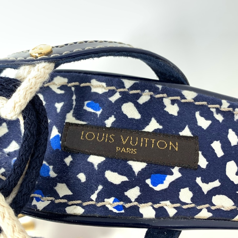Louis Vuitton Chevron Sandal Heels - Picture 10 of 16